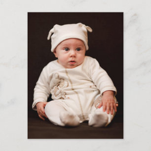 Carte Postale Portrait pour bébé