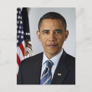 Carte Postale Portrait présidentiel de Barack Obama