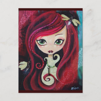 Carte Postale "Portrait rouge"