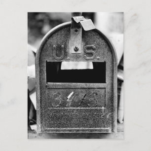 Carte Postale Portrait Rusty Mailbox