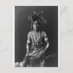Carte Postale Portrait Vintage amérindien
