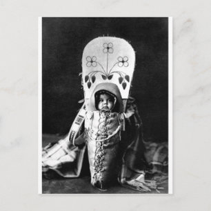 Carte Postale Portrait Vintage amérindien