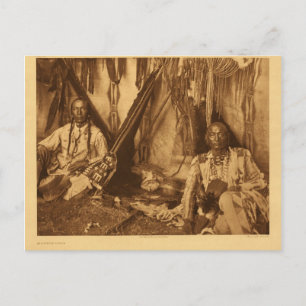 Carte Postale Portrait Vintage d'Indien d'Amérique du Nord