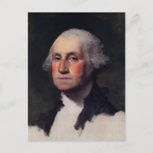 Carte Postale Portrait vintage du président George Washington
