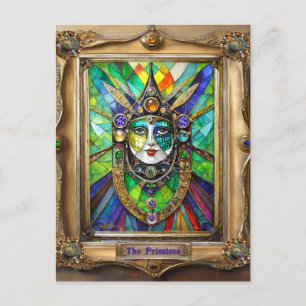 Carte Postale Portraits du Monde de Mardi Gras - La Prêtresse