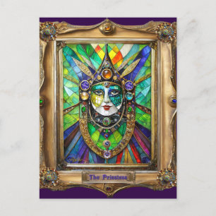 Carte Postale Portraits du Monde de Mardi Gras - La Prêtresse
