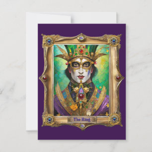 Carte Postale Portraits du Royaume de Mardi Gras - Le Roi