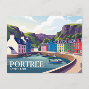 Carte Postale Portree, île de Skye Écosse, Royaume-Uni