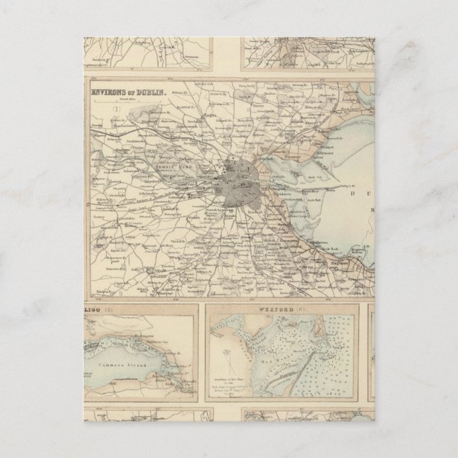 Carte Postale Ports et ports irlandais (Devant)