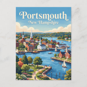 Carte Postale Portsmouth, New Hampshire New Hampshire