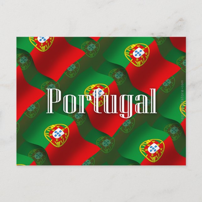Carte Postale Portugal - Drapeau (Devant)