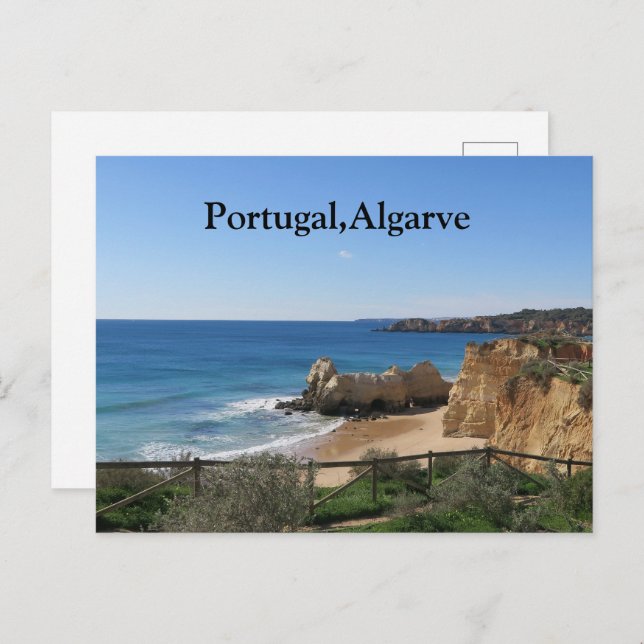 Carte Postale portugal, Europa, Algarve (Devant / Derrière)