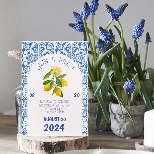 Carte Postale Portugal Faire-part de mariage   Carreaux bleus