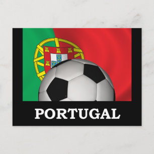 Carte Postale Portugal Football