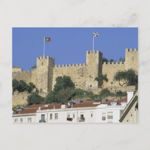 Carte Postale Portugal, Lisbonne. Castelo de Sao Jorge.