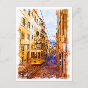 Carte Postale Portugal, Lisbonne, Téléphérique