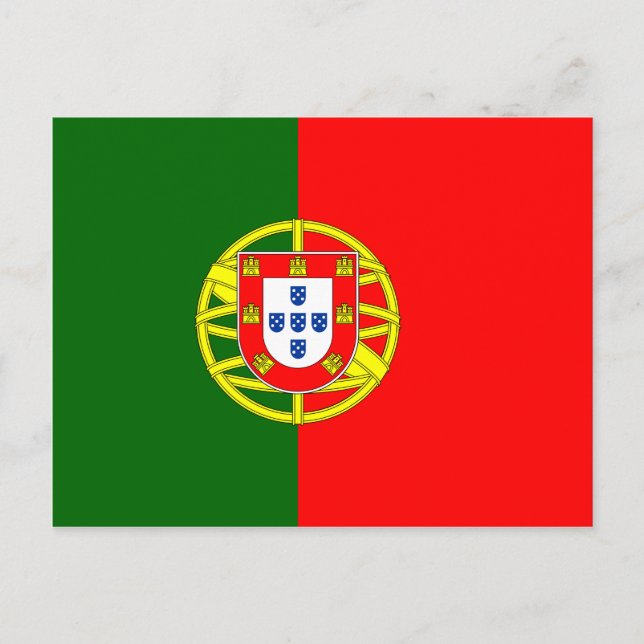Carte Postale Portugal National World Flag (Devant)