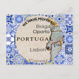 Carte postale Portugal que nous avons déplacé