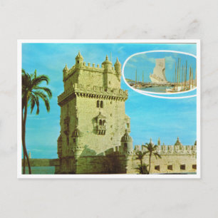 Carte Postale Portugal vintage, tour de Jeronimos monstère,
