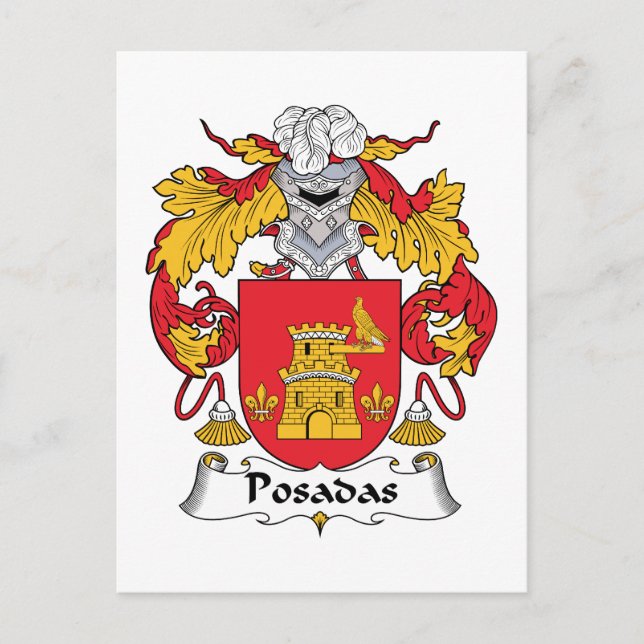 Carte Postale Posadas Famille Crest (Devant)