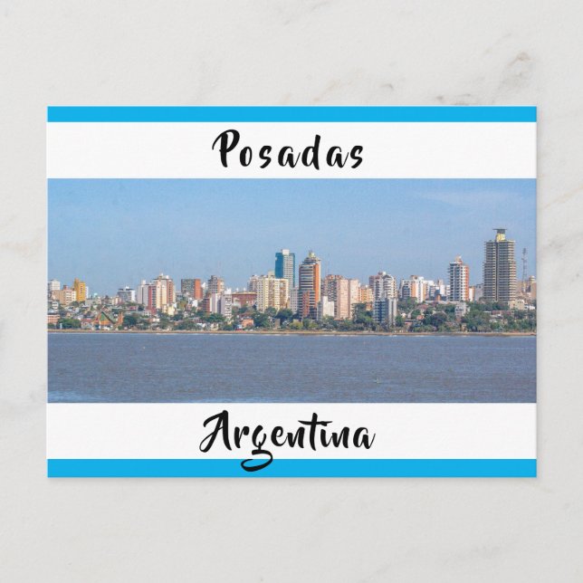 Carte Postale Posadas, Misiones, Argentine (Devant)