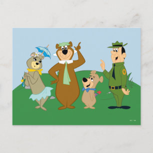 Carte Postale Pose classique Yogi Bear and Friends
