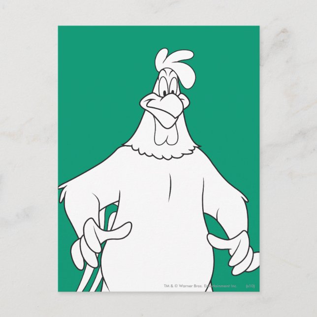Carte Postale Pose debout Foghorn Leghorn (Devant)