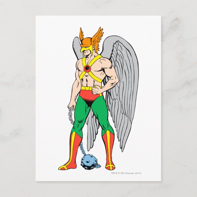 Carte Postale Pose permanente Hawkman (Devant)