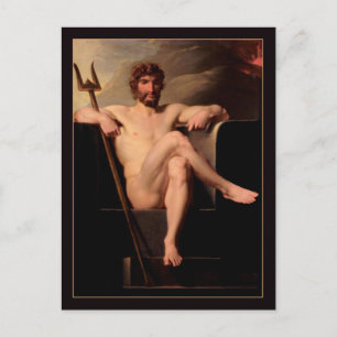 Carte Postale Poseidon inventé par Heinrich Fuger