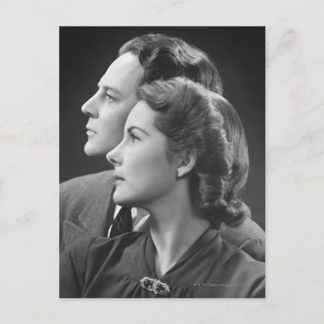 Carte Postale Poser le couple (Devant)