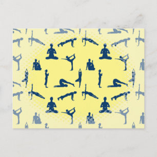Carte Postale Poses de yoga