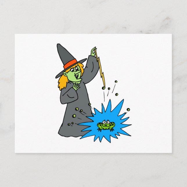 Carte Postale Posez votre grenouille ! (Devant)