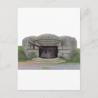 Carte Postale Position allemande d'arme à feu donnant sur la