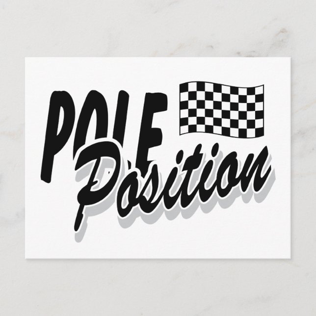 Carte Postale Position du pôle (Devant)