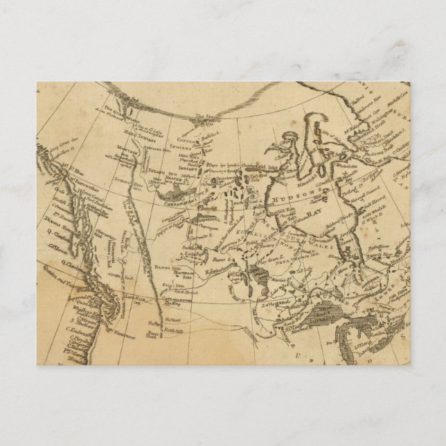 Carte Postale Possessions britanniques en Amérique (Devant)