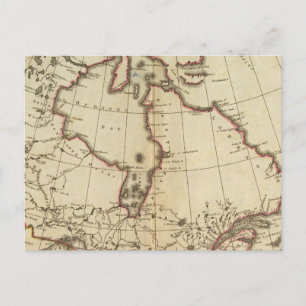 Carte Postale Possessions britanniques en Amérique du Nord