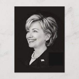 Carte Postale Post-card d'Hillary Clinton