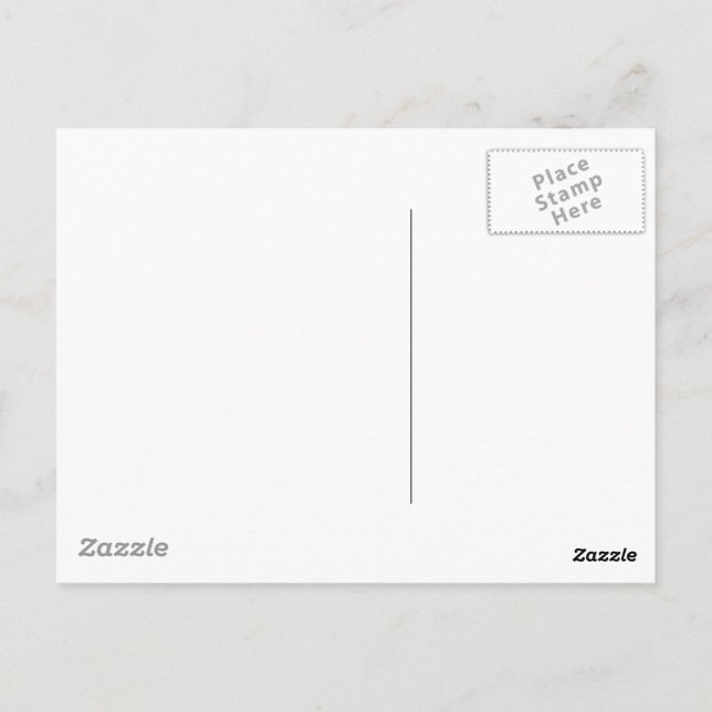 Carte Postale Post Card, Size: Standard Postcard, Paper: Matte, (Dos)