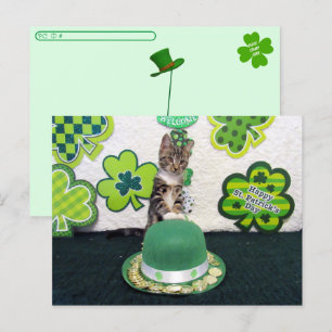 Carte Postale Post-croisement - Bandit Les pièces Lucky Gold du