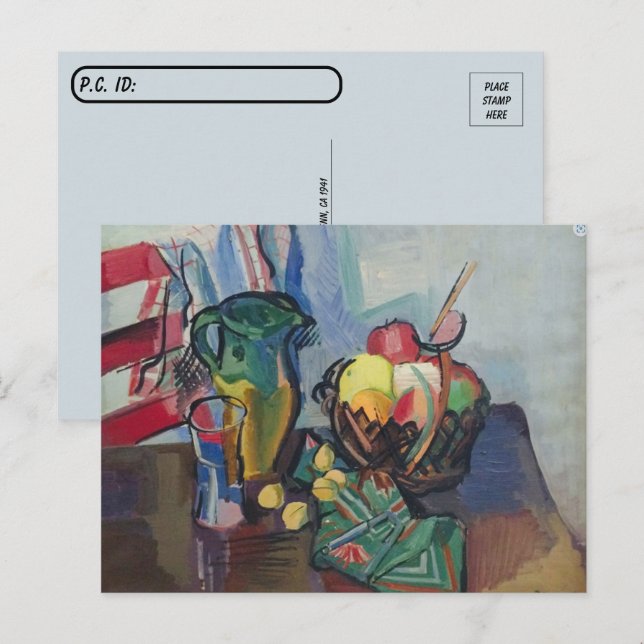 Carte Postale Post-croisement - La vie morte peinte par Ben Benn (Devant / Derrière)