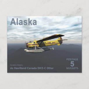 Carte Postale Postage en Alaska - de Havilland DH3-C Otter