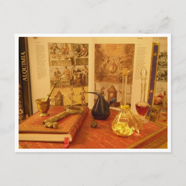 Carte Postale Postal Alquimia (Devant)