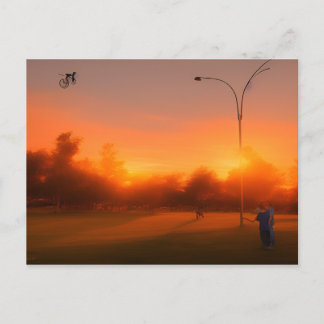 Carte Postale postal de agradecimiento