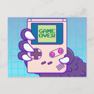 Carte Postale Postal de Game over Godzilla