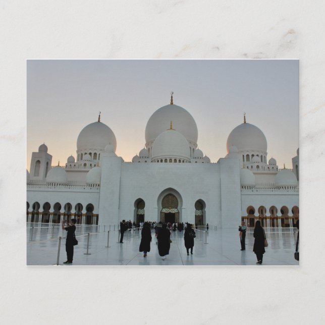 Carte Postale Postal Mezquita Sheikh Zayed, Abu Dabi (Devant)