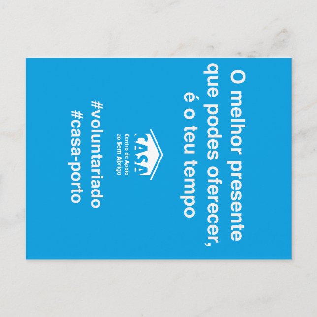 Carte Postale Postal - O melhor presente (Devant)