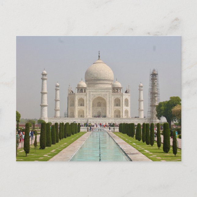 Carte Postale Postal Taj Mahal, Inde (Devant)