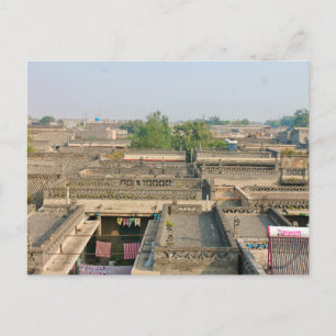 Carte Postale Postal tejados de Pingyao, Chine