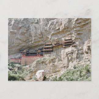 Carte Postale Postal templo colgante en Datong, Chine