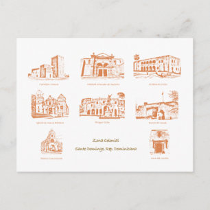 Carte Postale Postal Zona Colonial, Santo Domingo, Rep. Dom.